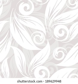 seamless blue floral background for textile, wrapping paper