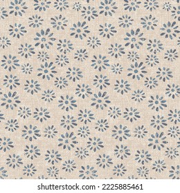 Flores azules sin foco. Tema de las flores. Elegante plantilla para impresiones de moda. Ilustración vectorial.
Formatos de ilustración .Tono de la Tierra retro texturado floral sobre fondo beige