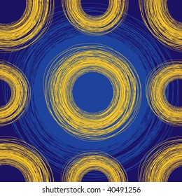Seamless blue freehand background (from my "Seamless collection")