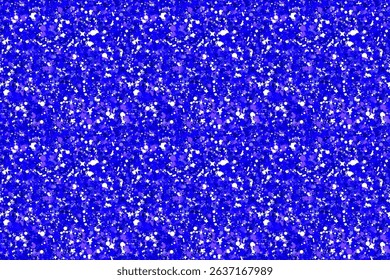 Seamless blue Glitter Background with Sparkles and Shine. Rose glitter, sparkles and light reflections bg. Festive, girly or glam themed texture design. Vector illustration. EPS 10.