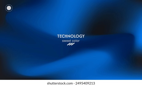 Seamless blue gradient background with gentle waves, creating a calming and serene visual effect. Perfect for digital designs, backgrounds and creative projects