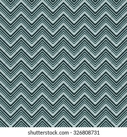 Seamless blue grey zig zag lines vector pattern.