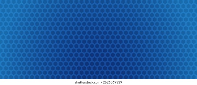 Seamless blue hexagon mesh pattern. Vector Eps10