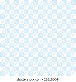 Seamless blue inverse colors pattern vector