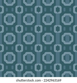 seamless blue modern geometric pattern