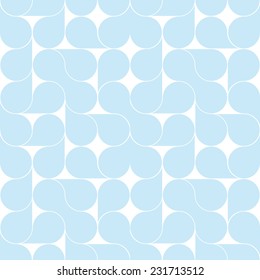 Seamless blue modern pattern vector