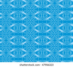 Seamless blue ornament