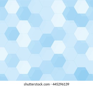 Seamless Blue pastel polygonal pattern background,tile,vector illustration