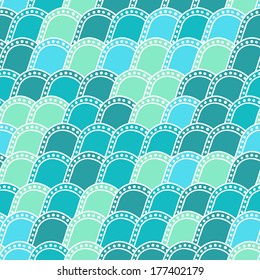 Seamless blue pattern