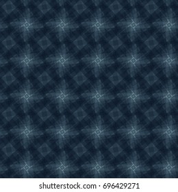 Seamless Blue Pattern. Abstract Backdrop. Stylish Endless Texture. Repeating Ornament. Overlay Art. Cover, Wrapping Paper, Wide Screen Background. Screen Backdrop. Blue Seamless Pattern.