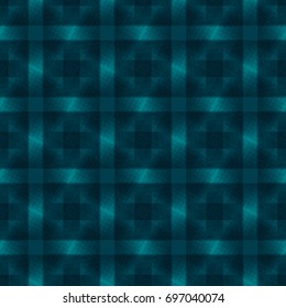 Seamless Blue Pattern. Abstract Backdrop. Stylish Endless Texture. Repeating Ornament. Overlay Art. Cover, Wrapping Paper, Wide Screen Background. Blue Seamless Pattern