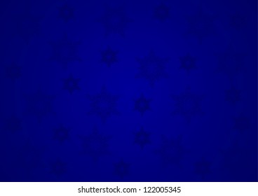 seamless blue pattern for Christmas and New Year