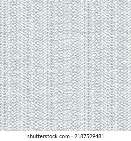 Seamless blue Pattern of Garter Stitch. Stockinette stitch, reverse side. Vector high detailed stitches. Boundless background 