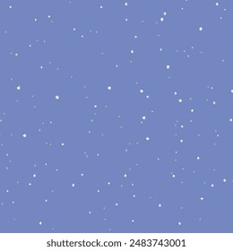 Seamless blue pattern with stars for children's fabrics, wallpapers, posters and backgrounds. Vector illustration.