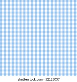 Seamless Blue Plaid Pattern