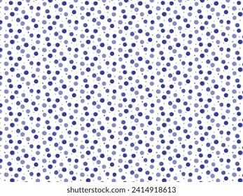 nahtlos blauer Polka-Punkt abstraktes Hintergrundmuster