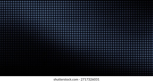 Fundo de círculo abstrato de padrão de ponto polka azul sem costura em tons frios