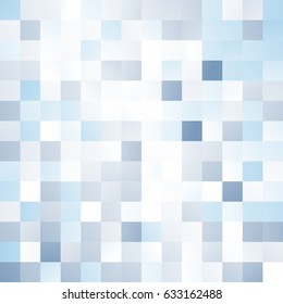 Seamless Blue Pool Mosaic Tile Abstract Texture Background. Vector