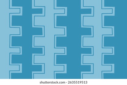 Seamless Blue Puzzle Pattern Background