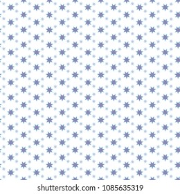 seamless blue stars pattern