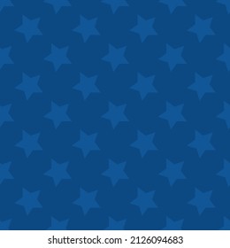 Seamless blue stars subtle background vector
