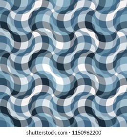 Seamless blue textile plaid pattern