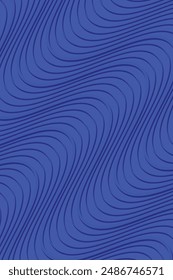 Seamless blue vector line pattern. Ideal for prints and backgrounds.