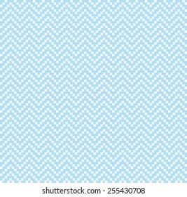 Seamless blue vintage pixel zigzag pattern vector