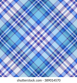 Seamless blue, violet and white diagonal pattern (vector, EPS 10)