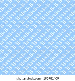 Seamless blue wallpaper diagonal texture. Vector art.