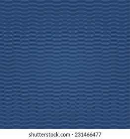 Seamless blue wavy background. Vector illustration EPS 8