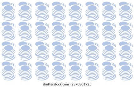 seamless blue and white background with circles, Circle pattern of Blue and dark blue, repeat, replete pattern, endless pattern design for fabric printing
