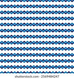 seamless blue and white circular wave pattern with modern geometric style