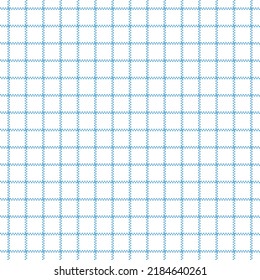 Seamless blue and white mini check pattern. Vector textile background. Fabric texture print for clothing, tablecloths, napkin, bedding, wrapping paper, scrapbooking, wallpapers, decor, greeting card 