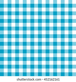 Seamless blue and white tablecloth pattern