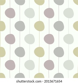  Seamless  blue yellow  polka dots  texture. Striped  fabric for kitchen towel material, table cloth, wallpaper. Doodle line country kitchen decor. Vector