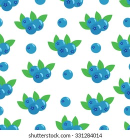 Seamless blueberry background.  Can be used for wallpaper, web page background, surface textures.