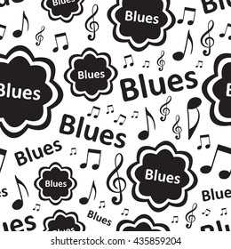 Seamless blues music
