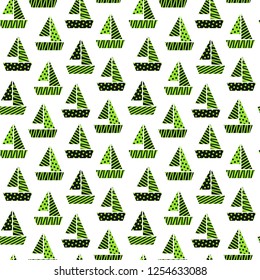 a seamless boat pattern