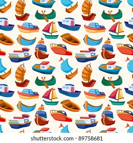 seamless boat pattern