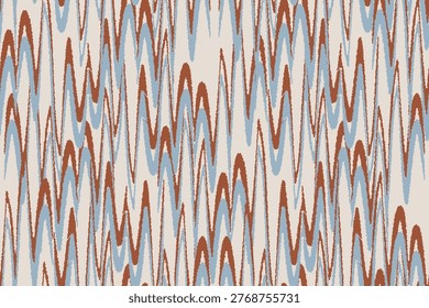  zigzag Boho Ikat