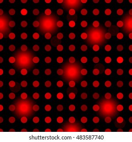 Seamless bokeh abstract light background. Vector illustration. Geometric