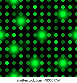 Seamless bokeh abstract light background. Vector illustration. Geometric