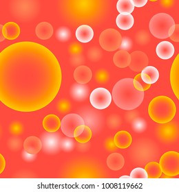 Seamless with bokeh effect. Abstract pattern colorful bokeh 