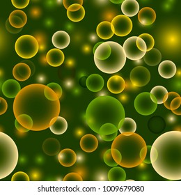 Seamless with bokeh effect. Abstract pattern colorful bokeh 