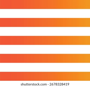 Fondo de patrón de rayas de degradado naranja de la puesta del sol