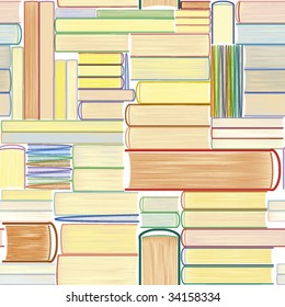 Seamless books background