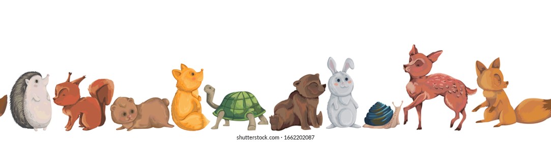 19,631 Forest Animal Border Images, Stock Photos & Vectors | Shutterstock