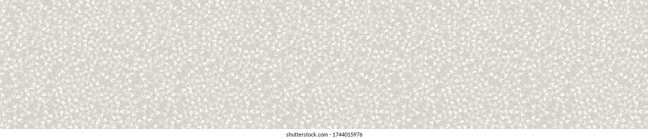 
Patrón de lino sin manchas. Fondo de la pancarta de crema neutra rociando confetti. Elegante textura beige de color blanco. Elegante guarnecido de cinta dotty.
