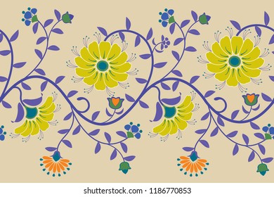 Seamless border pattern (Vector)